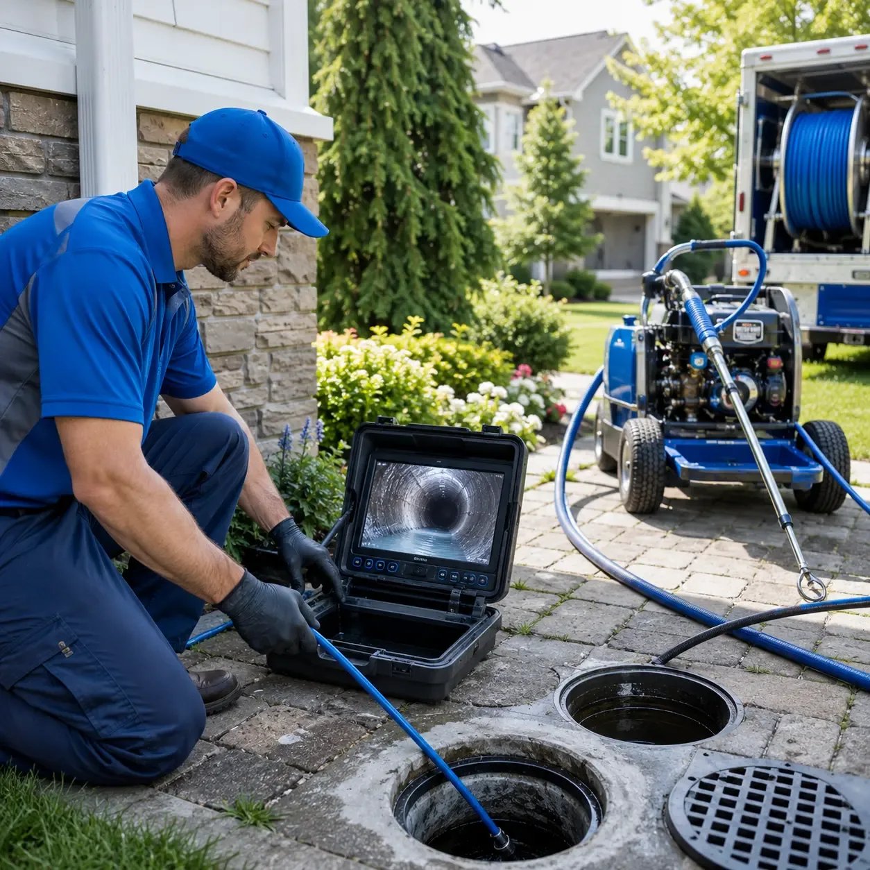 Outdoor drain cleaning professionals serving Winston Salem, NC