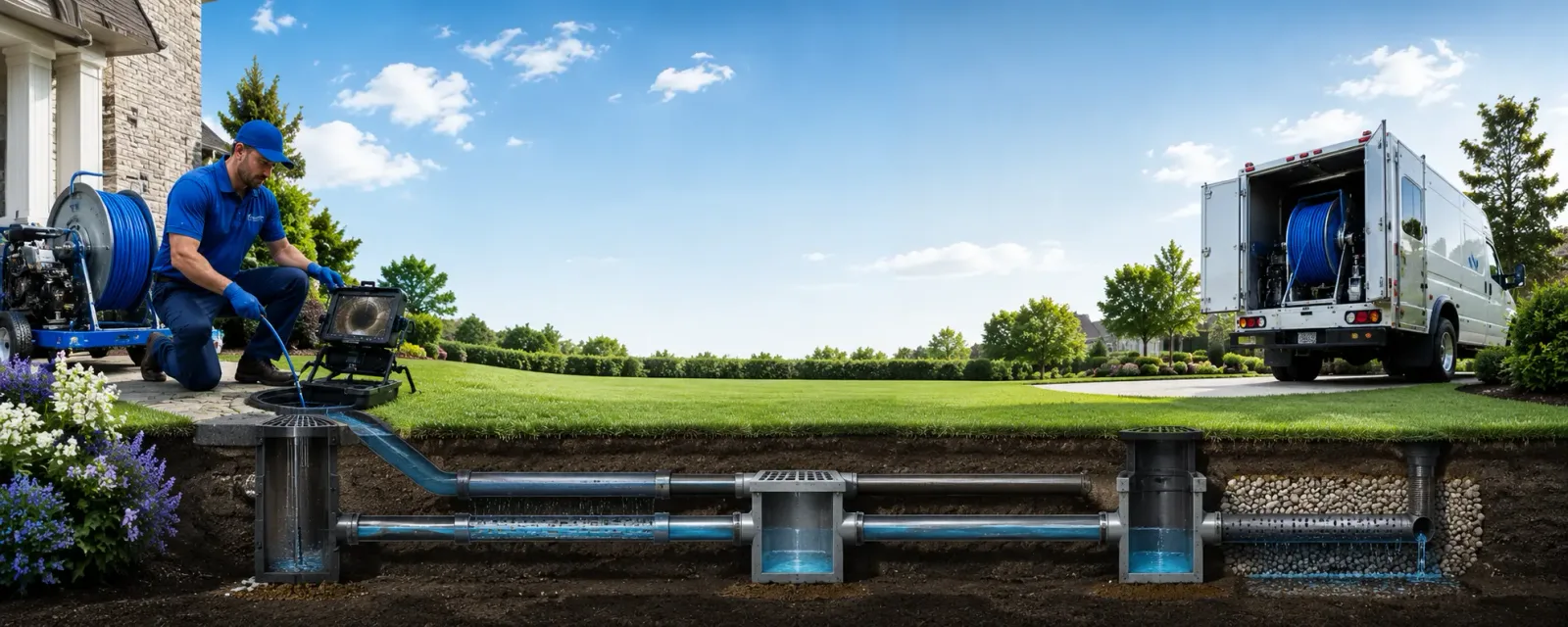 Outdoor drain cleaning information for Winston Salem, NC